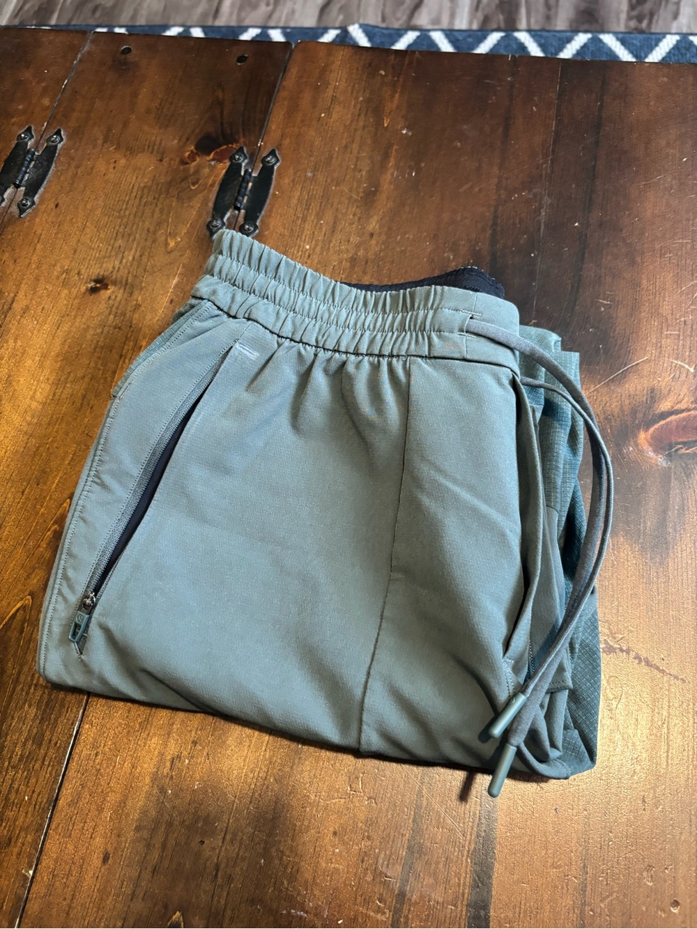 lululemon athletica Olive Green Drawstring Waist Joggers